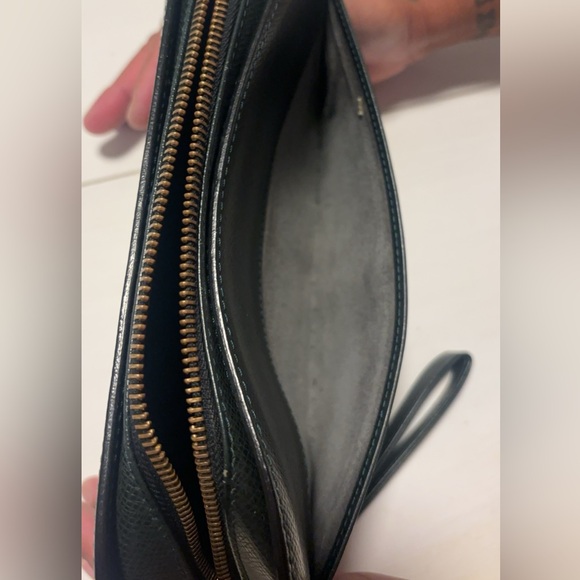 Louis Vuitton Taiga Leather Orsay Clutch Forest Green - Picture 7 of 14